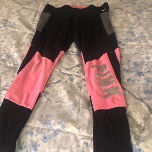 Fish net Victoria secret yoga pants